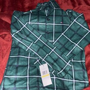 tommy red and green pj sets